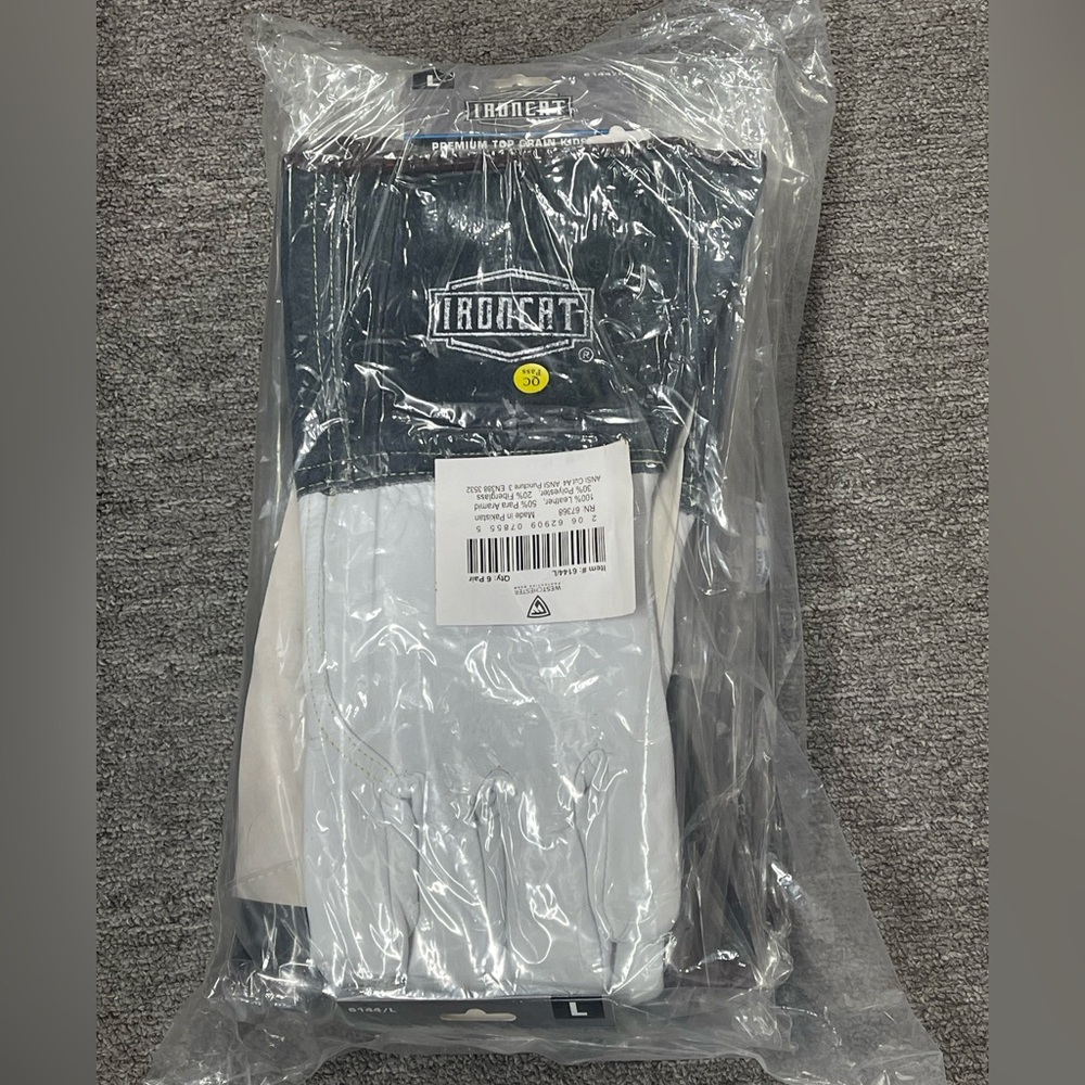 Ironcat Premium Welding Gloves Model 6144, 6-Pack